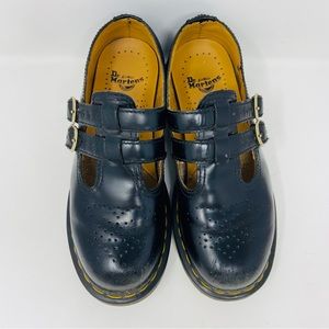 Vintage Dr Martens 12916 Double Strap Mary Janes
